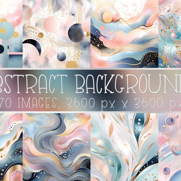 Abstract pastel background printable digital papers. Ideal for posters, prints, cards, covers, albums etc. Instant download, commercial use