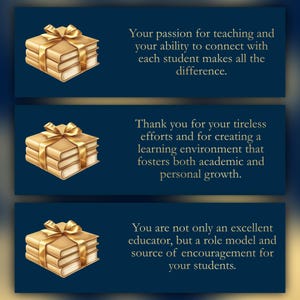 15 Marcadores de página elegantes de agradecimento a professores, Etiquetas de presente digitais para impressão de alunos, Mensagens de gratidão para o melhor professor, PNG PDF JPG