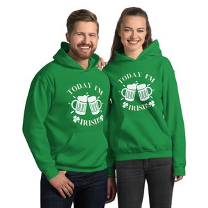 Ireland tourist St Patrick&#39;s day print top Unisex Hoodie woman&#39;s hoodie men&#39;s hoodie Irish print
