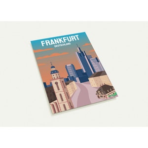 Cartolina (confezione da 10): Francoforte