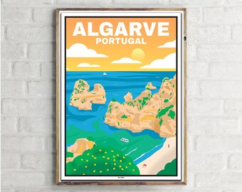 Ponta da Piedade (1) - Vintage Travel Poster