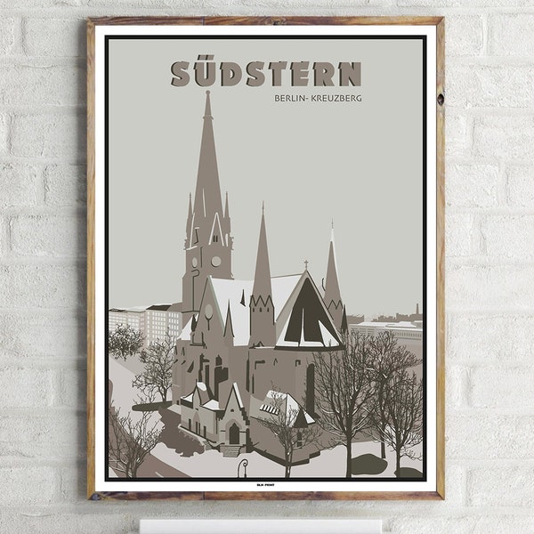 Kreuzberg: Südstern (9) - Vintage Travel Poster