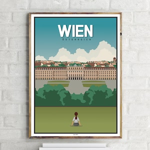 Schönbrunn Palace (1) - Vintage Travel Poster