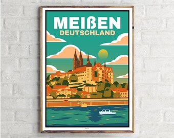 Meißen (1) - Vintage Travel Poster