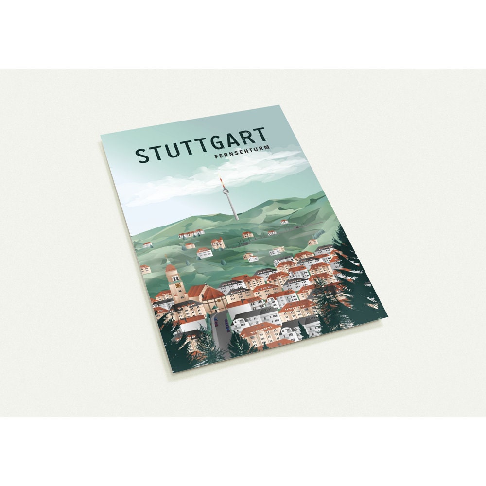 Postcards (10er Pack): Stuttgart