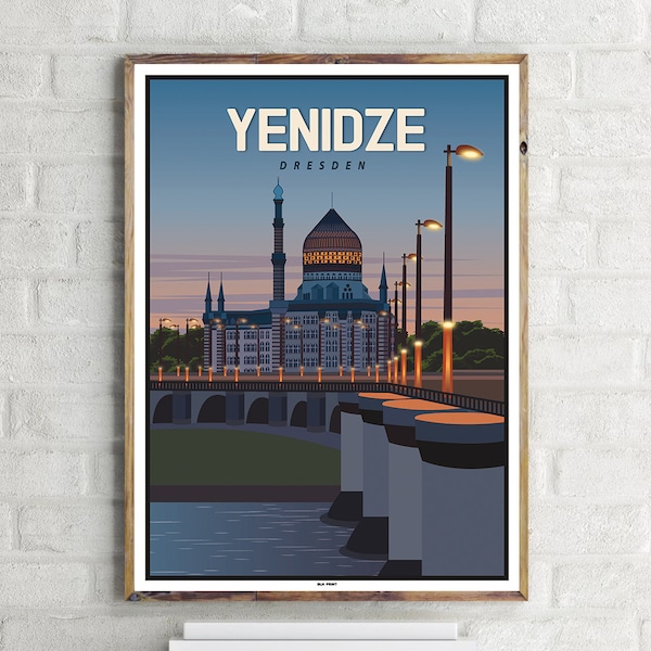 Yenidze Dresden (1) - Vintage Travel Poster