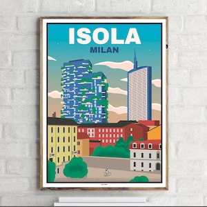Milan Isola (1) - Vintage Travel Poster