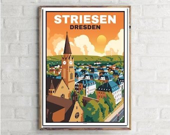 Dresden Striesen (1) - Vintage Travel Poster
