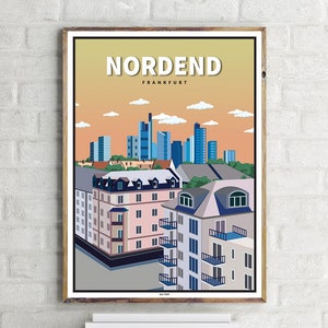 Frankfurt Nordend (1) - Vintage Travel Poster