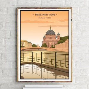 Berliner Dom (2) - Vintage Travel Poster