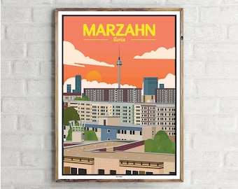 Marzahn (1) - Vintage Travel Poster