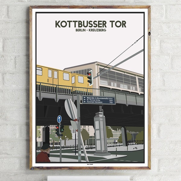 Kreuzberg: Kottbusser Tor (1) - Vintage Travel Poster