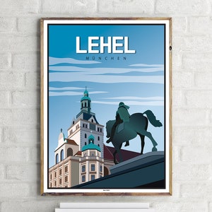 München Lehel (1) - Vintage Travel Poster
