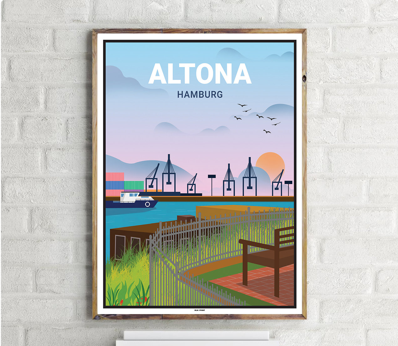 Hamburg Altona (1) - Vintage Travel Poster