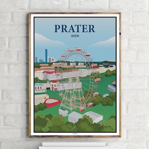 Prater Wien (1) - Vintage Travel Poster