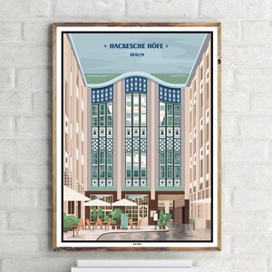 Mitte: Hackesche Höfe (4) - Vintage Travel Poster