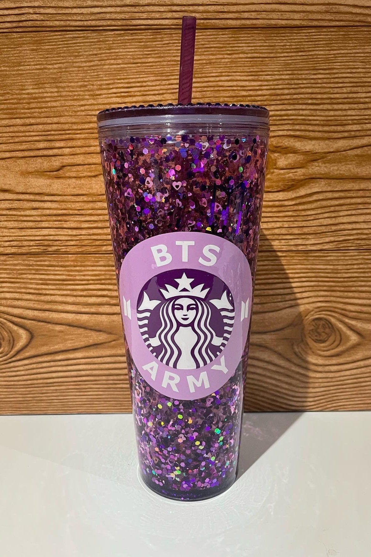 BTS Tumbler BTS & Army BTS Snowglobe Cup Bulletproof the Etsy