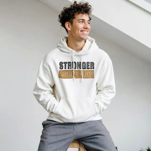 Stronger Every Day Hoodie, Motivational Christian Sports Wear, Gift For An Athlete, Sports Motivation, Gift For Her, Gift For Him