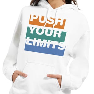 Motivational Sports Hoodie, Motivational Training Hoodie, Sports Motivation, A Gift For An Athlete, Sport Design, Fitness Wear