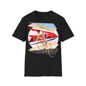 Eddy Merckx &quot;the cannibal&quot; T-shirt, unique artwork by Italian artist 2 M