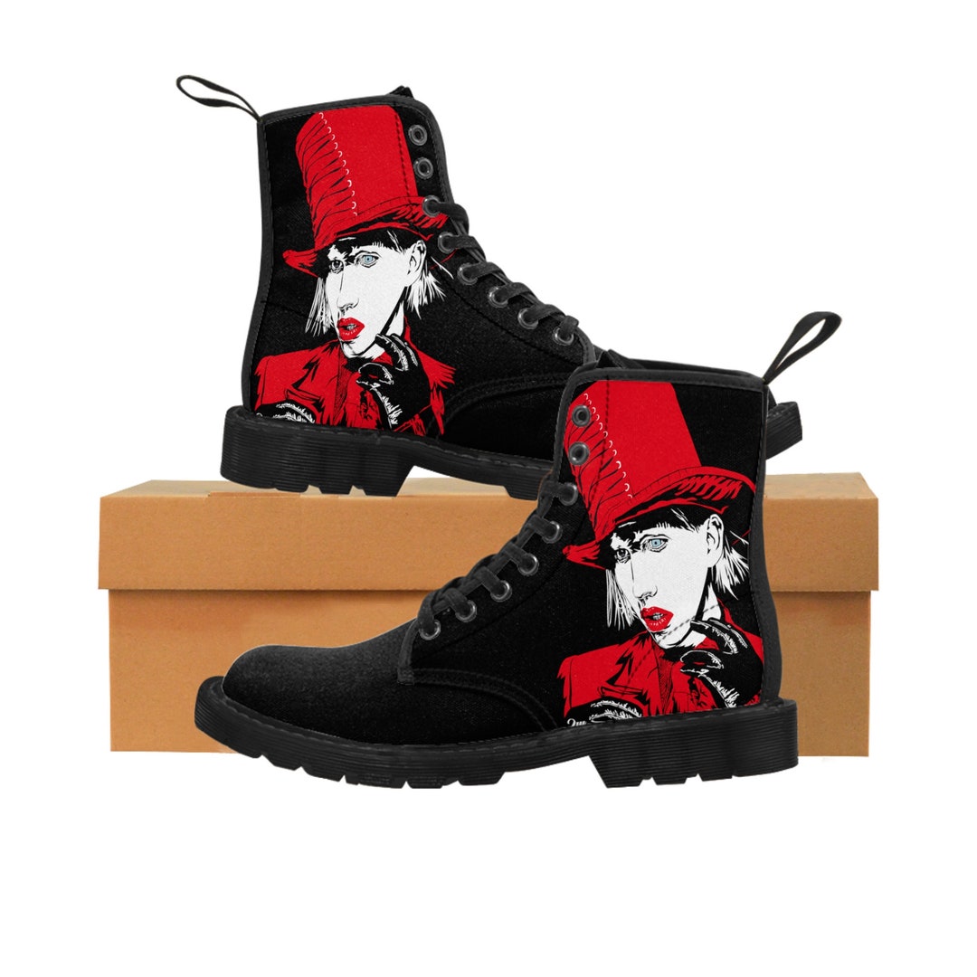 marilyn manson platform boots