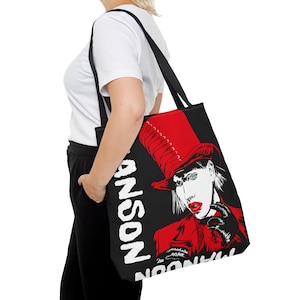 Bolso de mano Marilyn Manson - Obra de arte del artista italiano 2 M