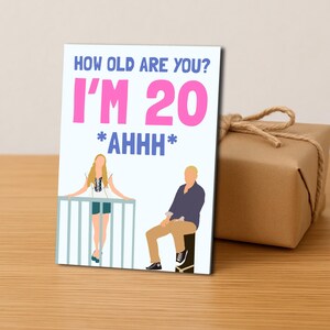 Mamma Mia 20th Birthday Card | Funny Birthday Card for Her | Friend Birthday Card image 2
