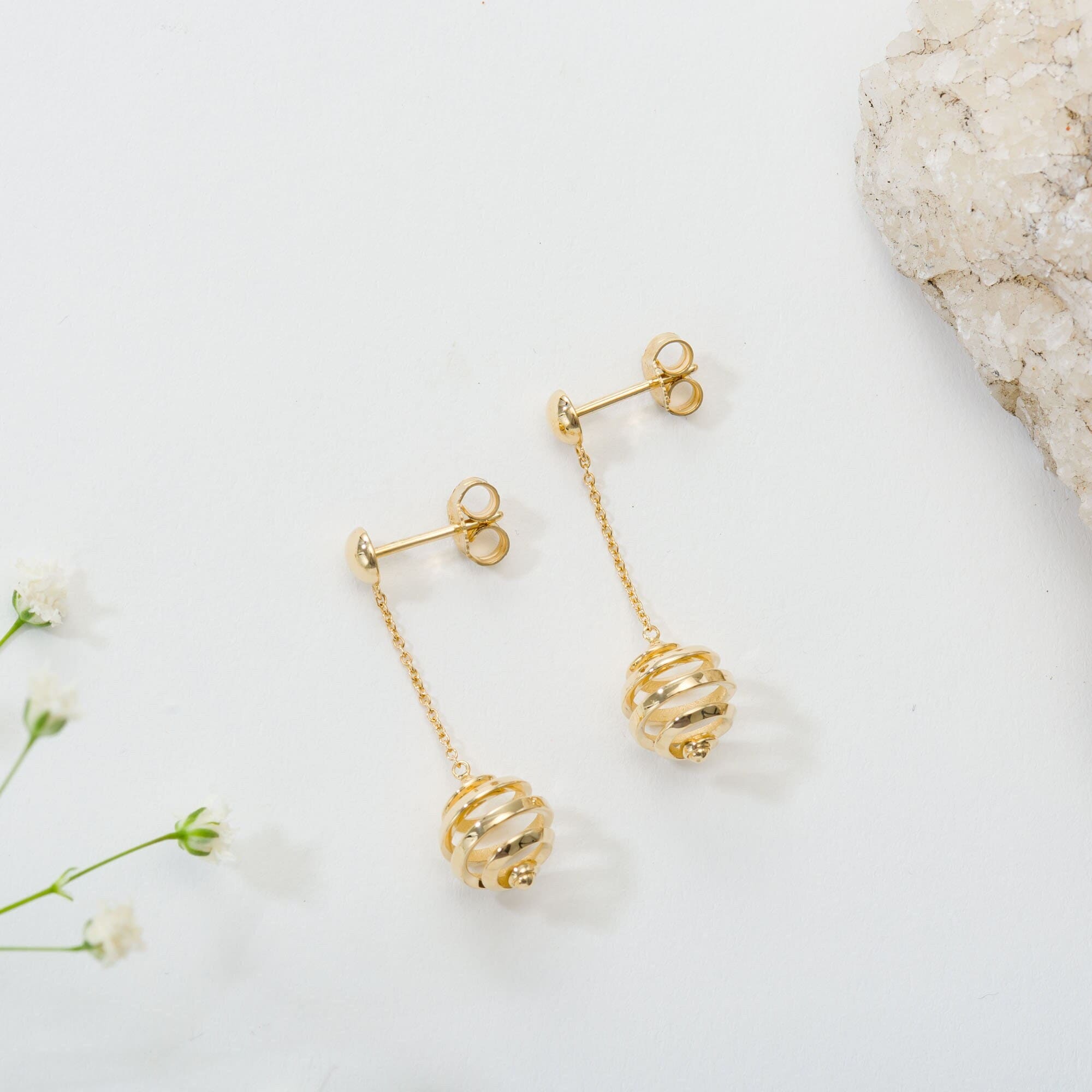 CLASSIC Earrings SPHERE SATIN – SIRI SIRI | シリシリ