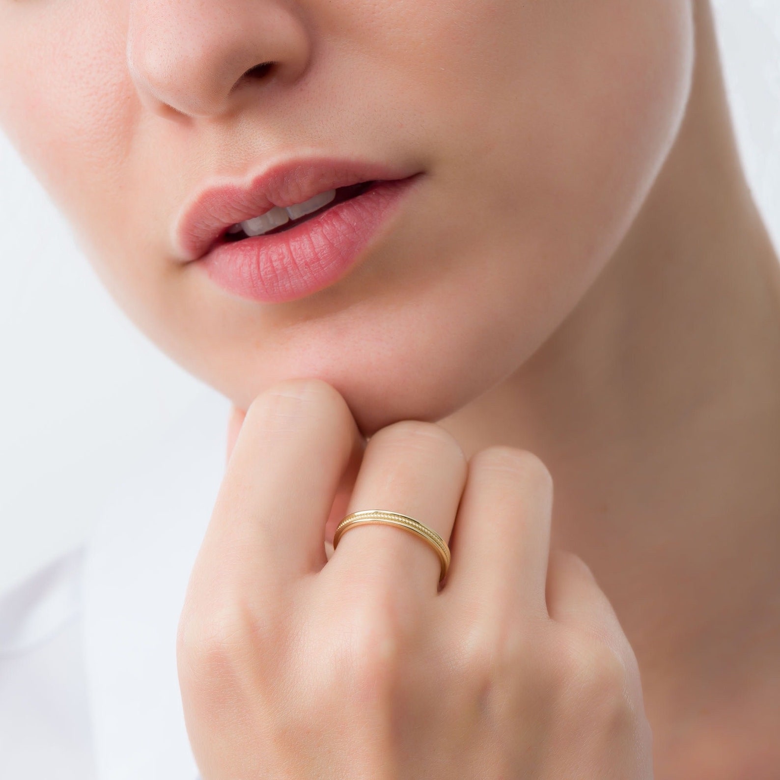 Eternity Gold Rope Ring - Etsy