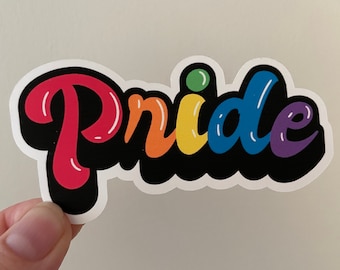 Pride Vinyl Sticker / Waterproof Sticker / Vinyl / Water Bottle, Laptop, Tumbler Stickers