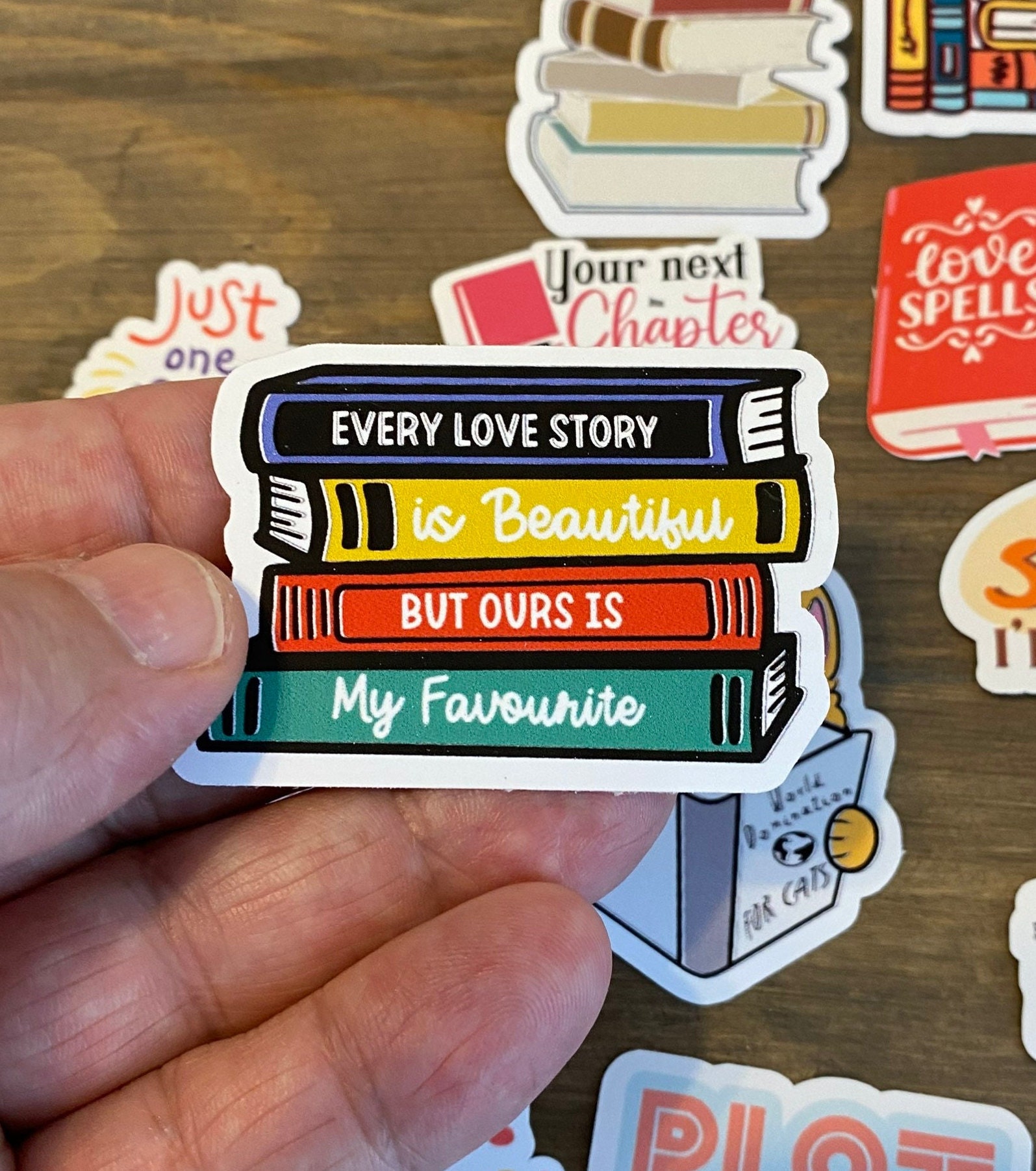 Boock Sticker 15 Book Tok Sticker Bundle / Bundle of Stickers / Waterproof Sticker ...