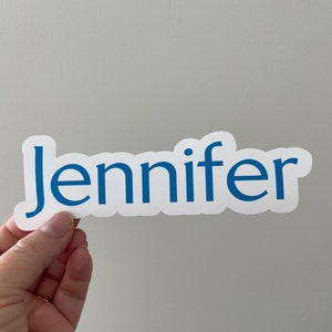 Personalized Name Stickers / Name Labels / Waterproof Vinyl Stickers / Custom Name Stickers