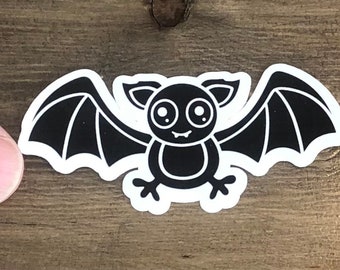 Bat Sticker / Animal Stickers / Waterproof Sticker / Vinyl / Water Bottle, Laptop, Tumbler Stickers
