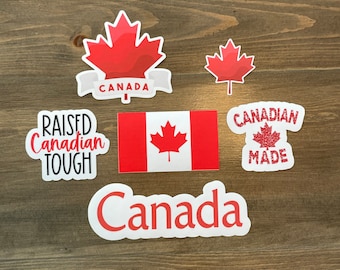 Canada Sticker Bundle / Maple Leaf / Canadian Flag
