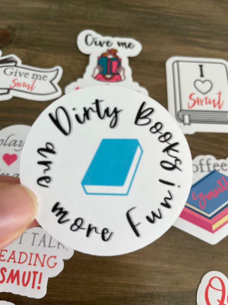 Book Tok Smut Stickers / Bundle of Stickers / Waterproof Sticker / Smut Book Tok / Book Lover / Book Nerd / Avid Reader afbeelding 3