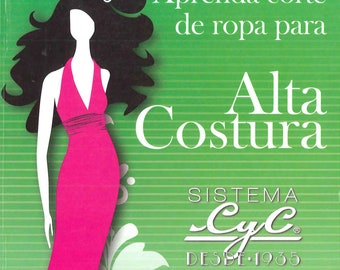 Libro di cucito per abiti da donna in formato PDF / Modelli per principianti / Fashion Design / Editore spagnolo