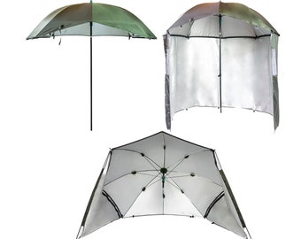 3-in-1 Fishing Umbrella Bivvy Shelter – 2.2 metre – UV protective