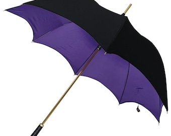 Black and Purple Gothic-Style Umbrella - VLAD