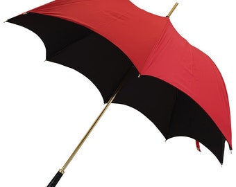 Red and Black Gothic-Style Umbrella - DRACUL