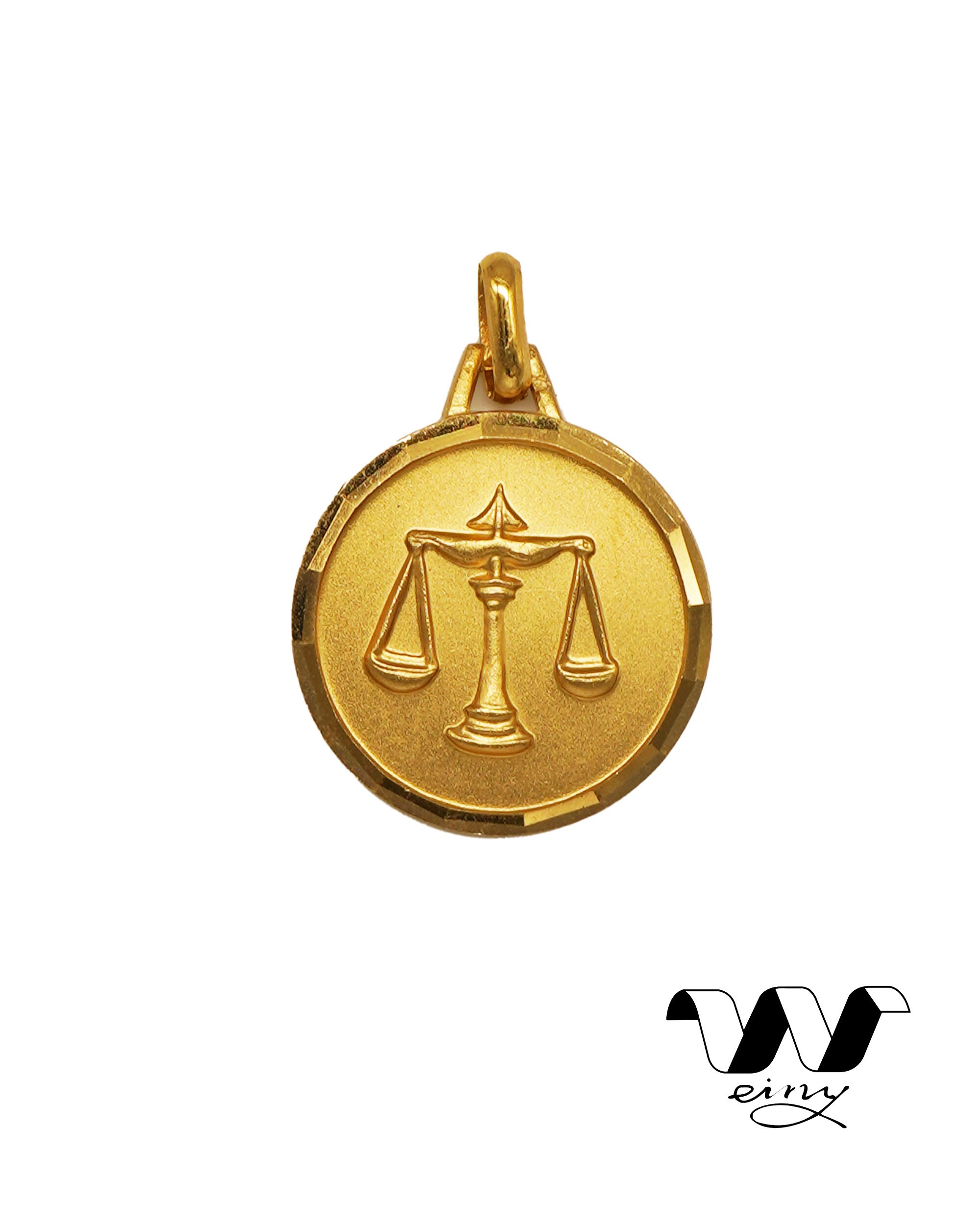Pendentif Vintage Sagittaire Plaqué Or - Médaille Zodiacale Astrologique, Occasion