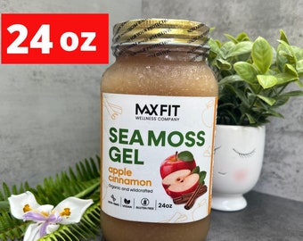 Gel di muschio marino d'oro Wildcrafted - Gel di muschio marino premium con mela cannella / ispirato al Dr. Sebi