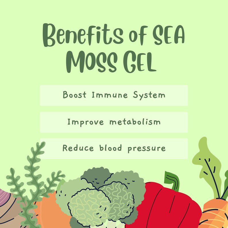 Blue Spirulina Sea Moss Gel 24oz Natural Organic Wildcrafted Etsy