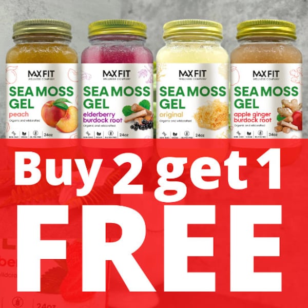 Buy 2 get 1 FREE Promo Sea Moss Gel Wildcrafted