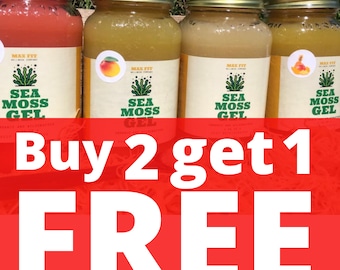 Buy 2 get 1 FREE Promo Sea Moss Gel Wildcrafted
