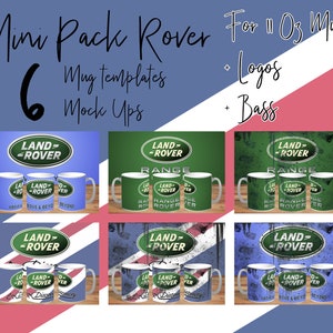UnwashCar Mini Pack  Rover 6 PNG Templates Dirty And Clean 6  mock Ups