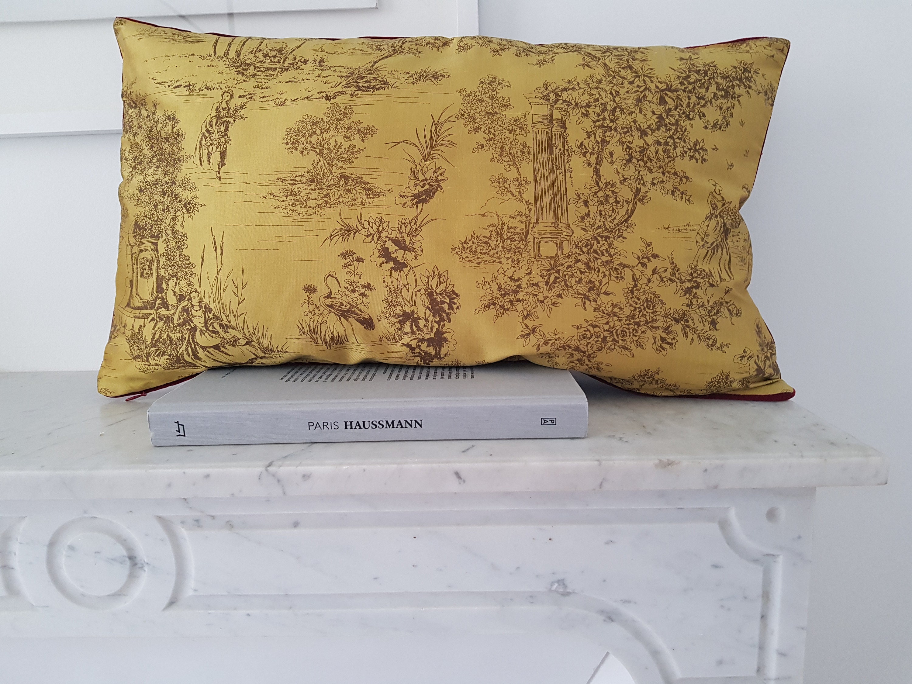 Housse De Coussin Moutarde