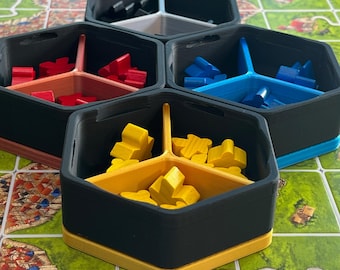 Stack & Lock - Magnetisk spelbricka och förvaringslåda: Modulär, stapelbar tokenorganisatör