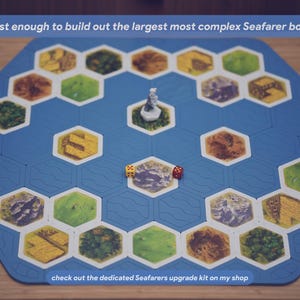 Catan Magnetic Tile Holders: Custom Colored Game Board, Snappy Upgrade Kit image 13