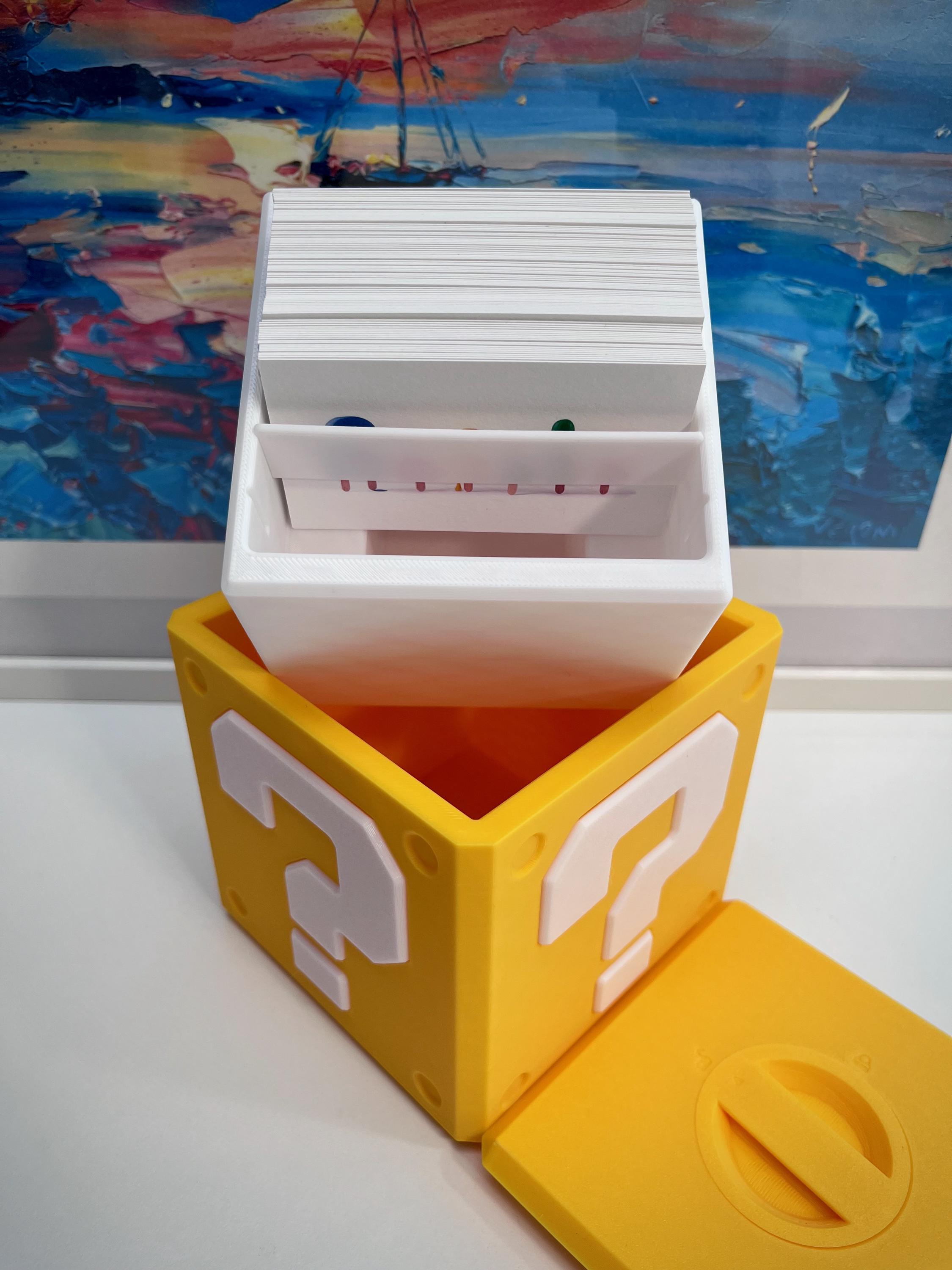 Mario Question Block Business Card Holder: Personalized Gaming Gift ...
