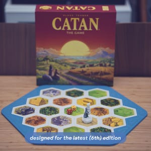 Catan Magnetic Tile Holders: Custom Colored Game Board, Snappy Upgrade Kit image 7